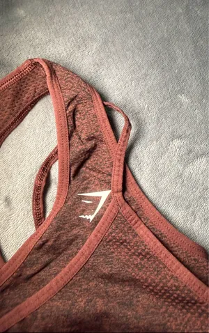 Gymshark Vital Seamless Sports Bra Brown Marl M thumbnail 4