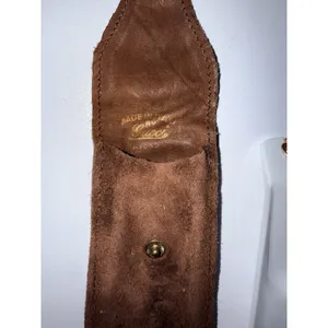 Vtg Gucci Made‎ To Measure Shoe Horn White With Brown Suede Case thumbnail 4