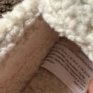 Dearfoams Women's Cream Memory Foam Slippers thumbnail 4