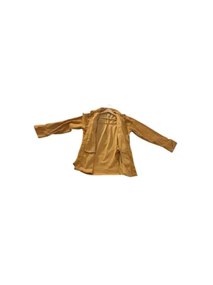 Berkley Jensen Women M Mustard Corduroy Shacket Overshirt Button Up Fall thumbnail 11