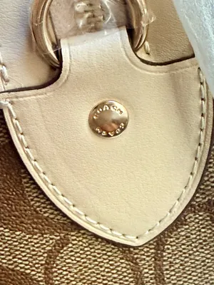 NWT Coach Rowan Satchel Bag in Blocked Signature Canvas-Light Khaki Multi CH486 thumbnail 5