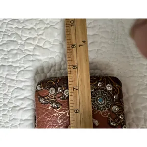 Western Dragonfly Studded Shoulder Bag Wallet Set Tooled Boho Cowgirl Purse thumbnail 15