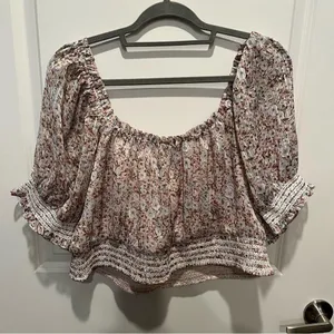Altar'd State Arula Floral Top Plus Size B / 2X NWT Perfect Fall Transition Piece thumbnail 7