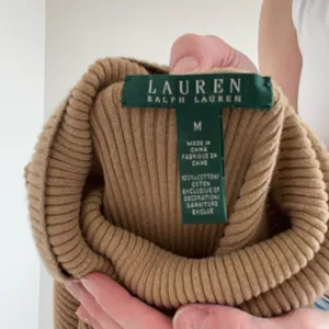 Ralph Lauren Camel Cotton Turtleneck Sweater thumbnail 5