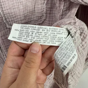 Zara Cotton Gauze Shirt 13-14‎ Pink Button Down Blouse Cottagecore Boho Casual thumbnail 4