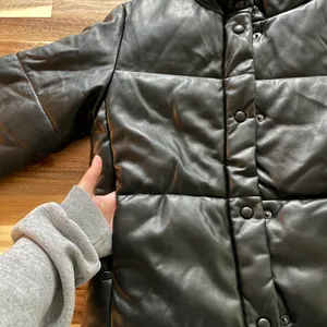 Leather Puffer Jacket thumbnail 3