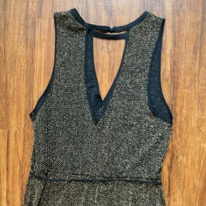 NWT Urban‎ outfitters Ecoté high low gold shimmer dress size medium thumbnail 11