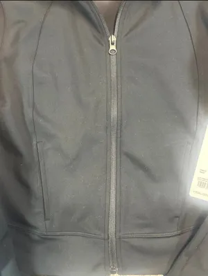 Yogalicious Black Women's Utility Full-Zip Jacket with Thumbholes thumbnail 6