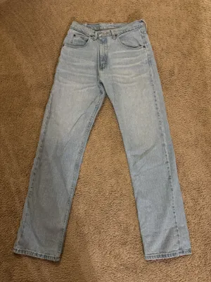 Wrangler Light Wash Jeans Straight thumbnail 1