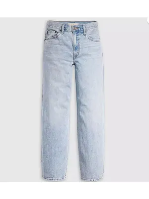 Levi's 31x30 Premium Baggy Dad Women's Jeans Fan Fare Light Wash thumbnail 4
