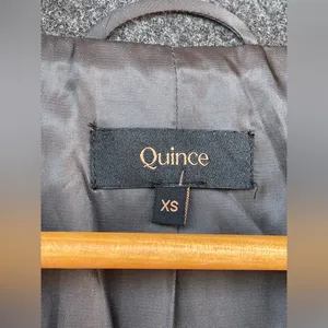Quince Grey Italian Wool Coat XS | Minimalist Capsule Wardrobe thumbnail 9