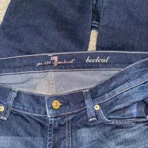7 For All‎ Mankind Bootcut Jeans Women 31 Dark Wash Excellent Made in USA thumbnail 4