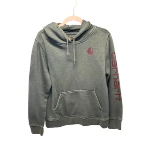 Carhartt Womens Relaxed Fit Logo Graphic Hoodie Olive Green 102791 G01 Size‎ L thumbnail 2