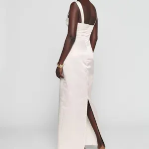 Reformation | NWT Willy Satin Sweetheart Maxi Dress in Ivory White Size 4 thumbnail 2