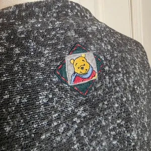 Disney Store Vintage Winnie The Pooh Winter Knit Sweater thumbnail 5