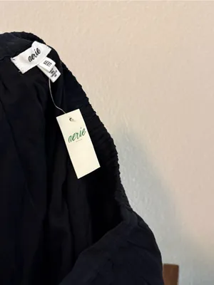 Aerie black bubble skirt plus size 2X XXL cotton ribbed summer casual preppychic thumbnail 5
