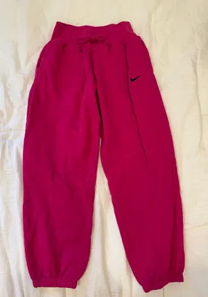 Nike Pink Raspberry Fleece Joggers thumbnail 1