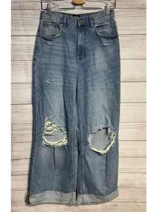 BDG Urban Outfitters Jeans 27 Skater Baggy Distressed Wide Leg High-Rise thumbnail 1