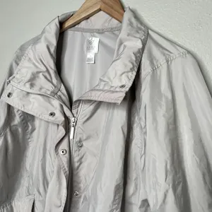 Lane Bryant livi active gray wind breaker size 18 thumbnail 5
