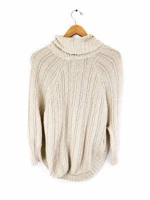 Anthropologie Angel of the North Harvest Moon Cotton Poncho Sweater Size S thumbnail 3