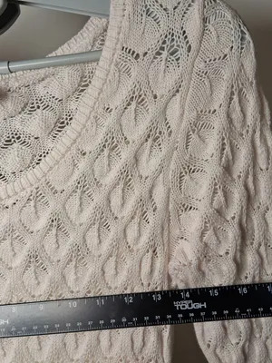 Olive & Oak Cream Cable-Knit Maxi Dress thumbnail 4