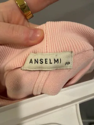 Anselmi Drawstring Waist Knit Pants With Italian Hem Light Pink thumbnail 8