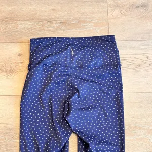Nike Dri-FIT Womens Medium M‎ Blue Polka Dot High Waisted Yoga Running Leggings thumbnail 4