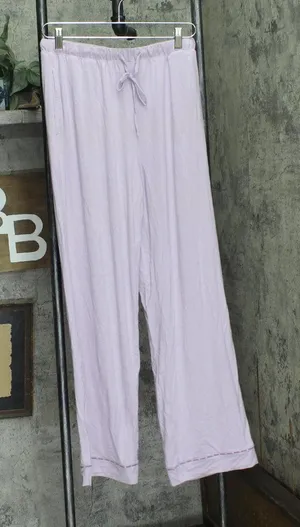 State Of Day Womens Fluid Knit Pajamas Pants 100200401MS Frost Bite Purple XS thumbnail 1