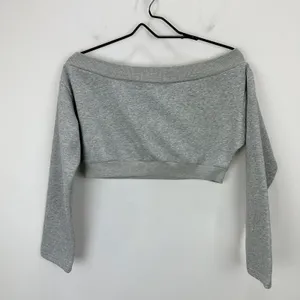 Majorelle Martine Sweater Sweatshirt Cropped Off Shoulder Balletcore Gray Small thumbnail 10
