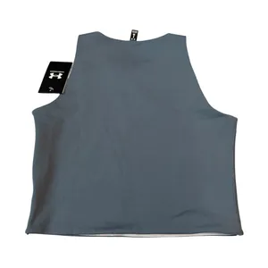 NWT Under Armour Movement Fitted Crop Tank Top - Size Small - Slate Blue (AVY) thumbnail 6