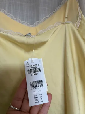 Abercrombie and Fitch Bra Free Lace Trim Midi Slip Dress thumbnail 6