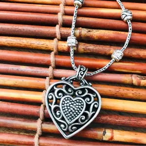 Brighton Heart Necklace Pendant is Reversible thumbnail 6