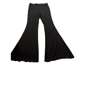Wild Fable Mesh High Waist Flare Cover Up Pants Womens Small Black thumbnail 2