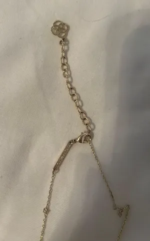 Kendra Scott Iridescent Gold heart necklace thumbnail 2