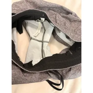 Lululemon Black White Athletic Workout Shorts Pockets Size 8 thumbnail 10