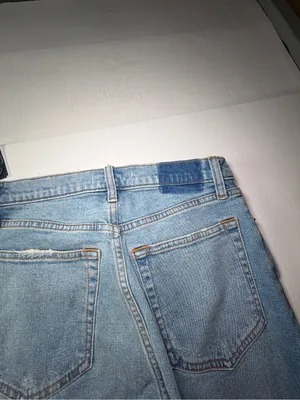 Abercrombie & Fitch Straight Leg Jeans ankle straight super high rise thumbnail 7