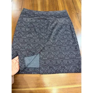 Banana Republic Margaret M Women’s Skirt Bundle Size L Gray Print 2 Piece Lot thumbnail 5