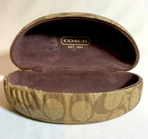 Coach Monogram Hard Clamshell Sunglass Case thumbnail 1