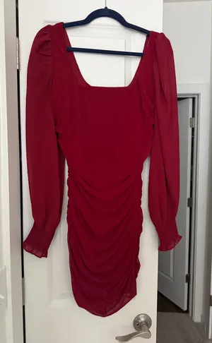 Lulus Long Sleeve Mini Dress thumbnail 1