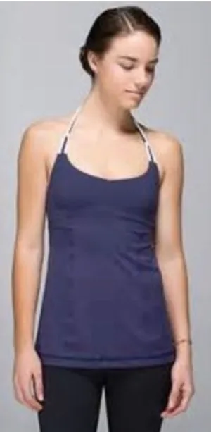 Lululemon Women’s Tank Halter Backless Purple Swim Suit thumbnail 1
