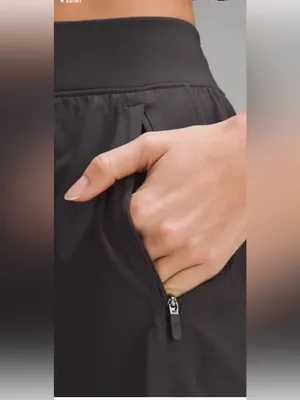 Lululemon Black License To Train High Rise Joggers Pants Size 6 thumbnail 4
