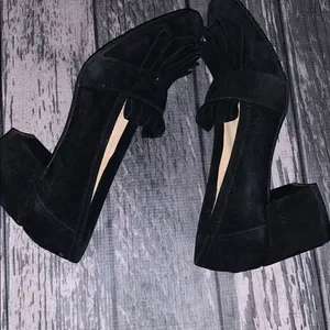 Kenneth Cole Reaction Black Suede Shoes Size 7 thumbnail 4