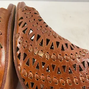 Jeffrey Campbell Kelowna‎ Perforated Mule in Brown Size 9.5 thumbnail 8