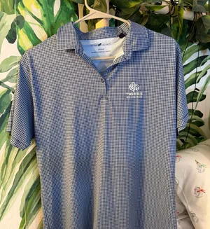 Auburn polo colored shirt in light blue and navy Tigers unlimited thumbnail 1