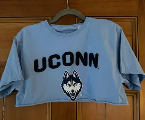 Blue 84 Cropped UCONN Tee thumbnail 1