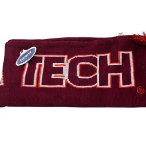 NEW Virginia Tech Hokies NCAA Forever Collectibles Knit Scarf Red Orange‎ thumbnail 5