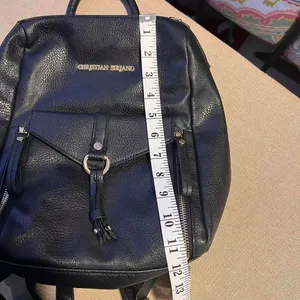 Christian Siriano Backpack Faux Leather‎ Purse- Casual, Business Casual School thumbnail 3