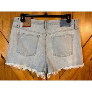 Aeropostale 18 High Waisted Cheeky Shorts Distressed Short Shorts nwt (4836) thumbnail 2
