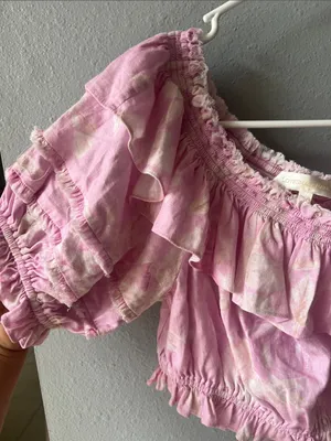 LoveShackFancy Audrille crop top thumbnail 7