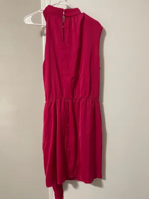 Rose Pink Satin Dress Size XXL thumbnail 2